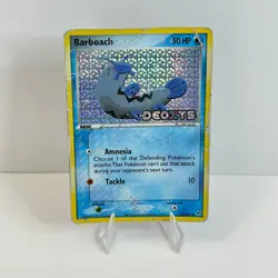 Pokemon TCG Barboach EX Deoxys Stamped 54/107 Holo HP/DMG - Image 1