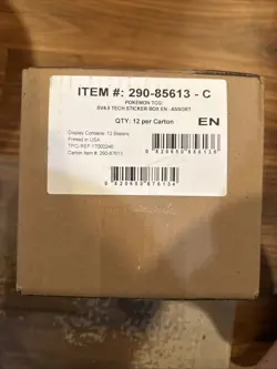 POKEMON PALDEAN FATES TECH STICKER COLLECTION 12-CT CASE SEALED + PROMO SHIP NOW - Image 1