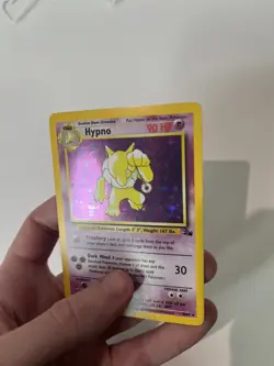 Pokemon TCG Fossil #8/62 Hypno Unlimited Holo WOTC - Image 3