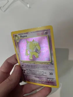 Pokemon TCG Fossil #8/62 Hypno Unlimited Holo WOTC - Image 4