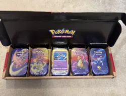 Pokemon TCG Kanto Power Mini Tin 5-Pack Bundle – Brand New - Image 1