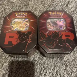 Pokemon TCG Destined Rivals Team Rocket’s Mewtwo Tin New & Sealed 🔥UK 🇬🇧 x2 - Image 2