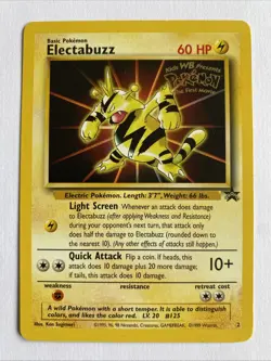 Electabuzz Movie Promo | The First Movie | #2 | Stamp | Pokemon TCG | Chase | EN - Image 1