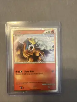Entei Shiny Black Star Promo Pokemon TCG HGSS20 2010 NM. Ultra Rare! - Image 1