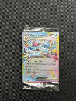 Pokemon TCG Prismatic Evolutions Glaceon Ex Holiday Calendar Promo SEALED - Image 1