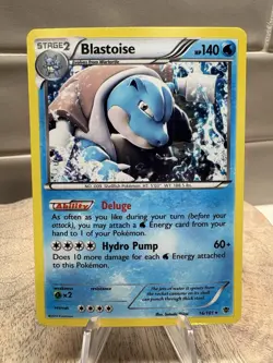 Blastoise #16/101 - Pokemon TCG - Plasma Blast Cosmos Holo - Rare - LP - Image 1
