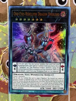 Yugioh Odd-Eyes Rebellion Dragon Overlord GFP2-EN004 Single - Image 1