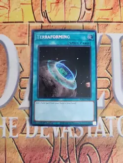 TERRAFORMING RA04-EN084 SECRET RARE 1st Ed NM Yugioh - Image 1