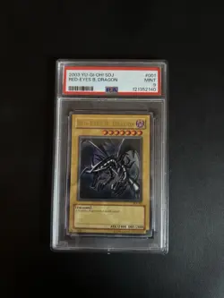 Yu-Gi-Oh! Red Eyes Black Dragon 1st Edition SDJ-001 2003 PSA 9 - Image 1