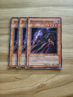 Yu-Gi-Oh! - Gravekeeper's Assailant 3X - Complete Playset - Image 1