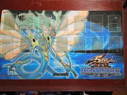 Ancient Fairy Dragon Sneak Peak Ancient Prophecy Playmat Konami Yugioh 5D 2009 - Image 1