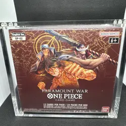 One Piece Paramount War Booster Box OP-02 English w Case (New/Sealed/See Photos) - Image 1