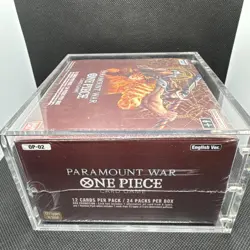 One Piece Paramount War Booster Box OP-02 English w Case (New/Sealed/See Photos) - Image 3