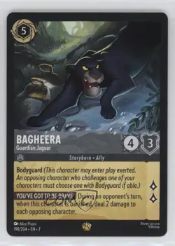 2025 Disney Lorcana - Archazia's Island 7 Legendary Bagheera Guardian Jaguar - Image 1