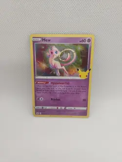 Pokemon TCG Mew Celebrations Holo Rare Card 011/025 Near Mint/Mint Condition - Image 1