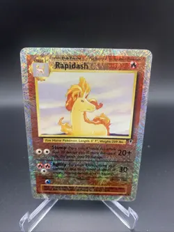Rapidash Legendary Collection Reverse Holo Card 60/110 Damaged Crease Right Top - Image 1