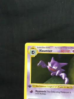 Pokemon Cards: Base Set 1st Edition Uncommon: Haunter 29/102 - Image 2