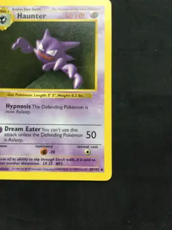 Pokemon Cards: Base Set 1st Edition Uncommon: Haunter 29/102 - Image 4