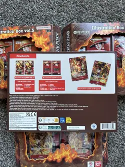 Bandai One Piece Card Game Illustration Box Vol 5 LOT OF 4 FAST SHIPPING - Image 3