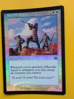 Reveille Squad. Rebel MTG CARD OLD BORDER FOIL CARD. PROPHECY JUNE 2000. - Image 2