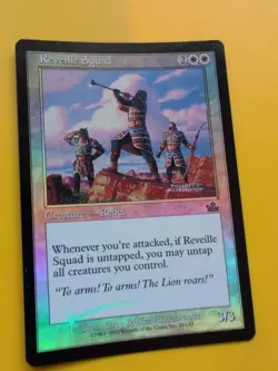 Reveille Squad. Rebel MTG CARD OLD BORDER FOIL CARD. PROPHECY JUNE 2000. - Image 4