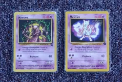Rare Pokemon Mewtwo #3 The First Movie Promo WOTC & Mewtwo #14 Promo WOTC Cards - Image 1