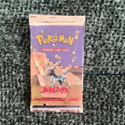 Pokemon Neo Discovery Booster Pack Umbreon Art Sealed 2001 11 Cards - Image 1