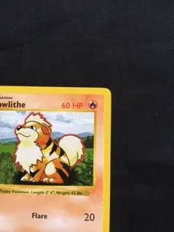 Pokemon Cards: Base Set 1st Edition Uncommon: Growlithe 28/102 - Image 3