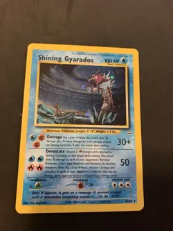 Pokemon Card Neo Revelations Shining Gyarados 65/64 MP - Image 1