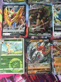 Pokemon 16 Card Lot nm V Max Mega Amazing Ex HOLO Rare Hits Only F38 - Image 3