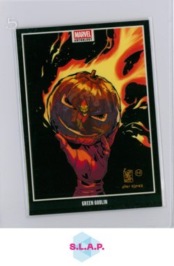 GREEN GOBLIN PANINI G5 MARVEL ANTHOLOGY GLOW IN THE DARK CARD 2025 ENGLISH - Image 1