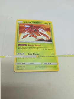 Pokemon TCG Shining Genesect Holographic Rare Card 9/73 Shining Legends - Image 4