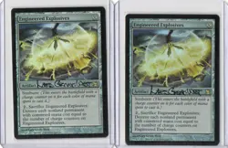 2x Foil Artist Signed Engineered Explosives Modern Masters Magic The Gathering - Image 1