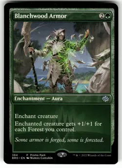 Blanchwood Armor 384 Promo Pack: The Brothers' War Magic the Gathering MTG - Image 1