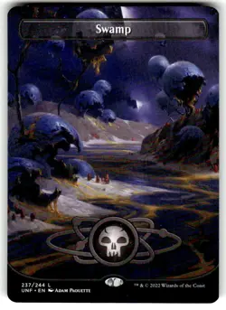 Swamp (237) (Borderless) Unfinity Regular MTG - Image 1