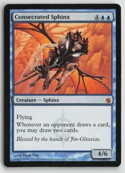 Consecrated Sphinx M Mirrodin Besieged 21 NM - Image 1