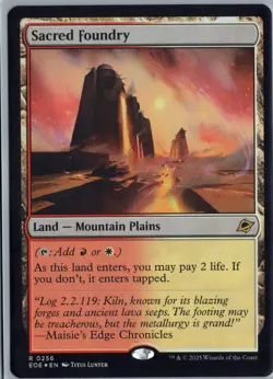 Sacred Foundry R Edge of Eternities 256 NM - Image 1