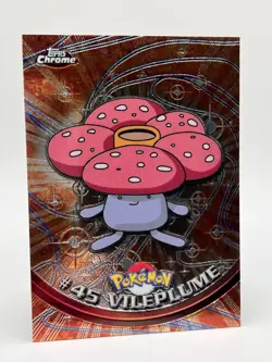 2000 Pokemon Card TOPPS Chrome VILEPLUME Series 1 NM - Image 4