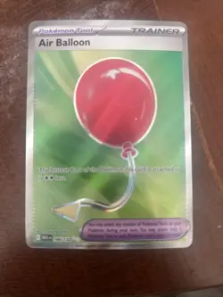 Air Balloon Full Art Trainer Pokemon Mega Evolution #166 Near Mint - Image 1
