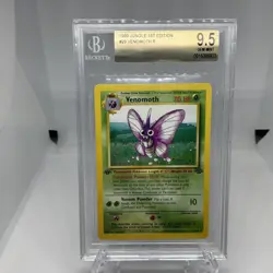 1999 POKEMON JUNGLE #29 VENOMOTH FIRST EDITION BECKETT 9.5 - Image 1