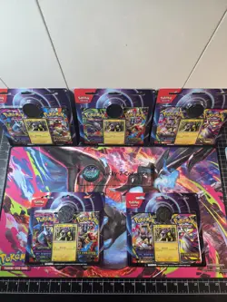 5x Pokemon Mega Evolution & Phantasmal Flames 2-Pack Blister Raikou - Sealed 🔥 - Image 1