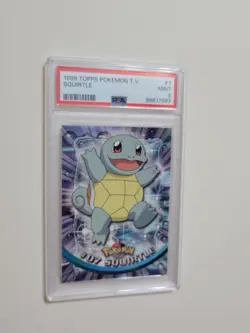 Squirtle - Pokemon Topps TV 1999 #07 - Mint PSA 9 - Image 2