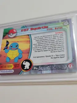 Squirtle - Pokemon Topps TV 1999 #07 - Mint PSA 9 - Image 4