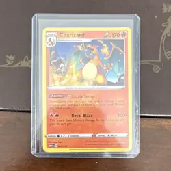 Pokemon Charizard 001/015 McDonald's 2024 Promo Regular 170 HP Royal Blaze - Image 1