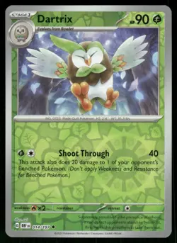 2023 Scarlet & Violet Series - Obsidian Flames Dartrix Uncommon #14 - Image 1