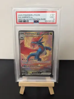 2025 Pokemon Salamence EX Journey Together 187/159 SIR PSA 9 - Image 1