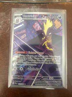 Toxtricity Illustration Rare Pokemon Phantasmal Flames #103 Near Mint - Image 1