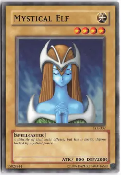 Yugioh - Mystical Elf SYE-002 Unlimited - Starter Deck: Yugi Evolution - Image 1