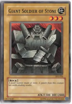 Yugioh - Giant Soldier of Stone SYE-010 Unlimited - Starter Deck: Yugi Evolution - Image 1