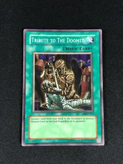 YUGIOH TRIBUTE TO THE DOOMED MRD-057 SUPER PLAY/EDGEWARE - Image 1
